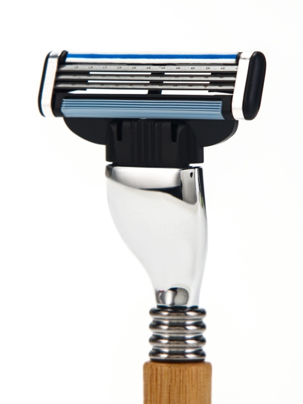 Бамбуковая бритва совместима с Gillette Mach3 Бамбуковая бритва совместима с Gillette Mach3