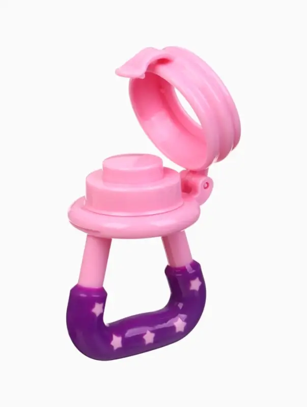 Ниблер для прикорма, с силиконовой сеточкой  Ниблер для прикорма, с силиконовой сеточкой "Принцесса", цвет розовый