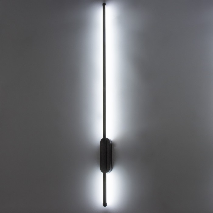 Бра "Лангер" LED 18Вт 6000К чёрный 100х3 см