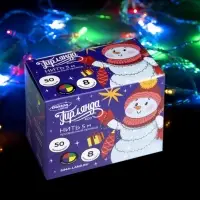 Гирлянда &laquo;Нить&raquo; 5 м, IP20, прозрачная нить, 50 LED, 8 режимов, 220 В, свечение мульти