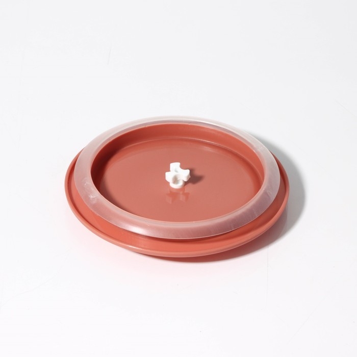 Контейнеры стеклянные с крышкой Доляна «Коралл», 390/530 мл