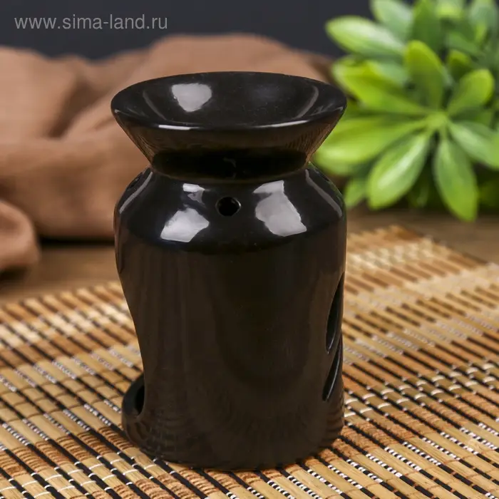 Аромалампа для эфирных масел &laquo;Веточка с листьями&raquo;, керамика, 11&times;7&times;7 см, МИКС