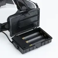Фонарь налобный аккумуляторный, 50 Вт, 1000 Лм, 6000 мАч, LED P70, 5 режимов, от USB