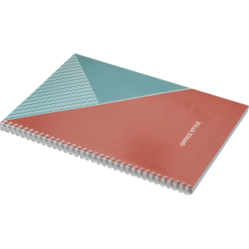 Бизнес-тетрадь А4,96л,обл.карт,греб,кл,Office Style,бежевая