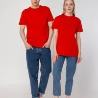 Футболка унисекс T-Bolka 160, красная, размер 5XL