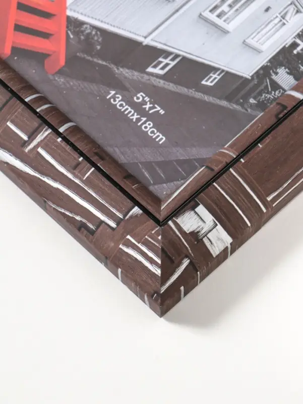 Фоторамка пластик 13х18 см "Моррис" тёмно-коричневый 23х18х2 см