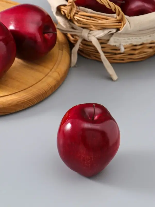 Муляж &laquo;Яблоко&raquo;, d=8 см, бордо