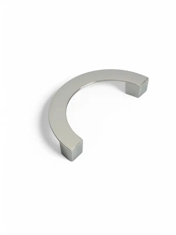 Ручка-скоба мебельная CAPPIO MOON, м/о 128 мм, цвет хром
