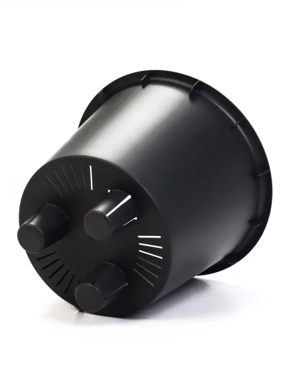 Кашпо со вставкой 7,8 л d28 см h25,5 см МИКРИТ серый слайн