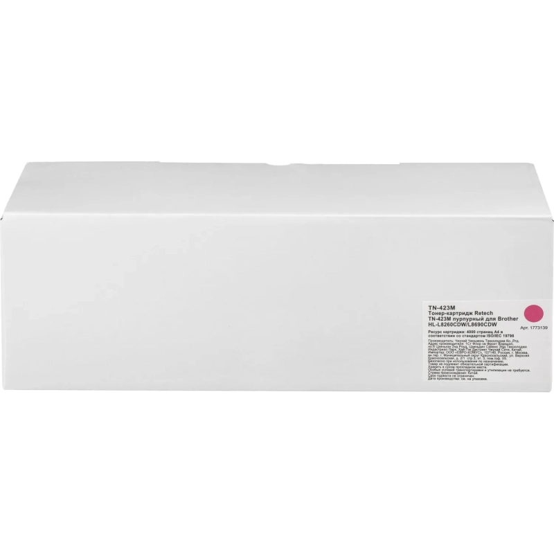 Тонер-картридж Retech TN-423M пур. для Brother HL-L8260CDW/L8690CDW