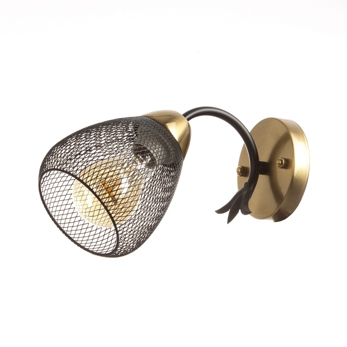 Бра Бра "Дассе" 1хЕ27 40Вт черно-бронзовый 24х13х14 см