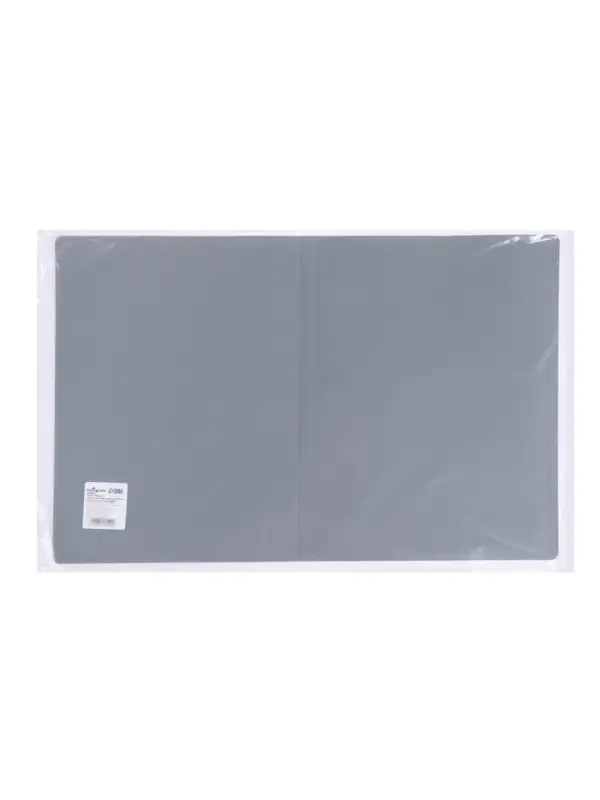 Папка с 30 вкладышами А4, 500 мкм, Calligrata, текстура &laquo;песок&raquo;, серая