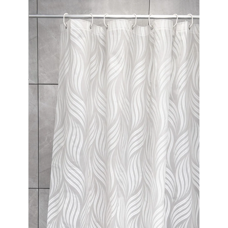 Штора для ванной с принтом Узоры, 180х180см