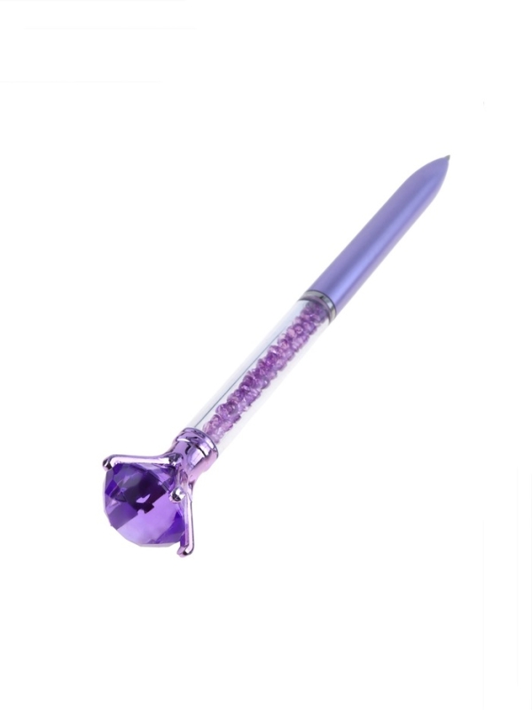 Ручка шариковая-прикол МИКС Кристал со стразами