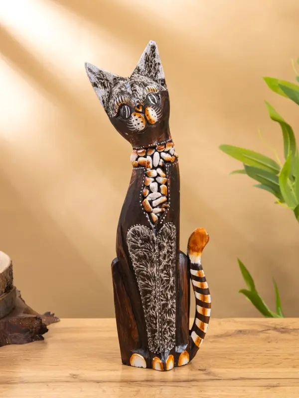 Сувенир &laquo;Кошка&raquo;, 35 см, дерево