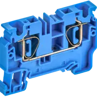ARMAFIX Клемма пружинная CX6 BU 6мм2 проходная синяя IEK