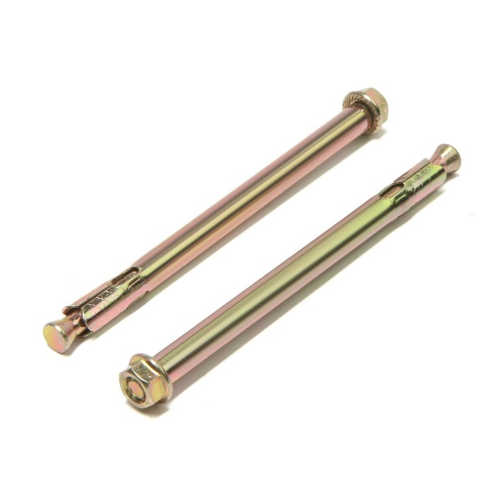 Анкерный болт ЛОМ, с гайкой, оцинкованный, 8х120 мм, 110 шт Анкерный болт ЛОМ, с гайкой, оцинкованный, 8х120 мм, 110 шт