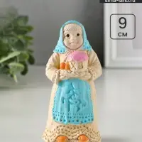 Фигурка гипс &laquo;Баба пасхальная&raquo;, 9&times;4 см