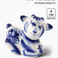 Статуэтка фарфоровая &laquo;Козлик Гоша &raquo;, 7&times;8&times;4 см, гжель