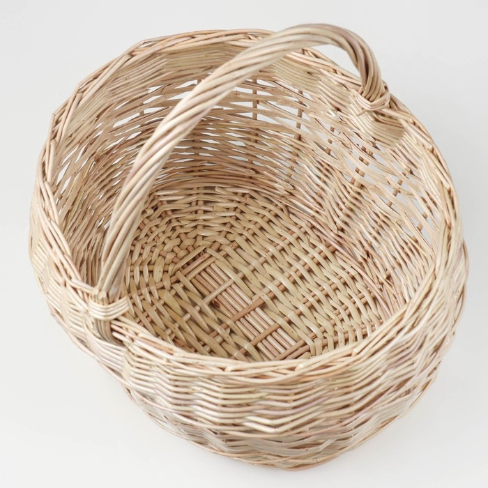 Корзина «Грибная», №2, 34×28×37 см, 10 л, ручное плетение, лоза