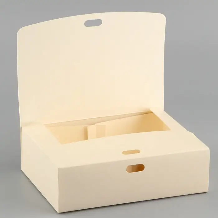 Коробка подарочная складная, упаковка, «Бежевая», 16.5 х 12 х 5 см, БЕЗ ЛЕНТЫ Коробка подарочная складная, упаковка, «Бежевая», 16.5 х 12 х 5 см, БЕЗ ЛЕНТЫ