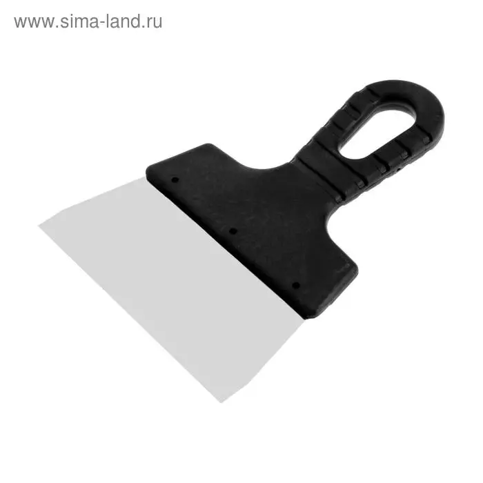Шпатель фасадный ЛОМ, 150 мм, нержавеющая сталь, пластиковая рукоятка Шпатель фасадный ЛОМ, 150 мм, нержавеющая сталь, пластиковая рукоятка