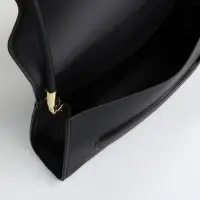 Сумка женская мессенджер без застёжки, 26&times;7&times;15 см, чёрная