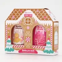 Гель для душа «С Новым годом», vanilla milkshake, набор 2 шт х 200 мл, URAL LAB