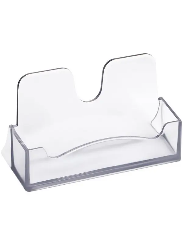 Подставка для визиток Стамм, тонированная, серая