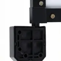 Зеркало поворотное на дверцу или стену, 90 х 30см, черное