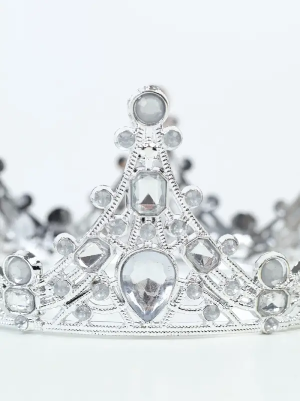 Корона для торта &laquo;Принцесса&raquo;, цвет серебро