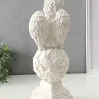 Фигура гипс &laquo;Ангел на шаре&raquo;, 37&times;12&times;14 см