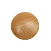 Ручка-кнопка CAPPIO, d=33 мм, пластик, цвет дерево