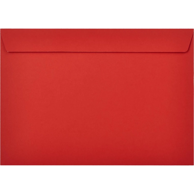 Конверт С5 из цв.бум, 120г/м2,с отрыв.лентой, 5в/10шт. уп