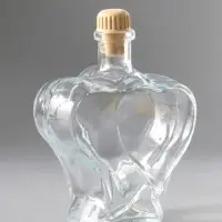 Ваза - бутылка декоративная &laquo;Фрида&raquo;, для песочной церемонии, 13.3&times;7&times;16.5 см, 500 мл