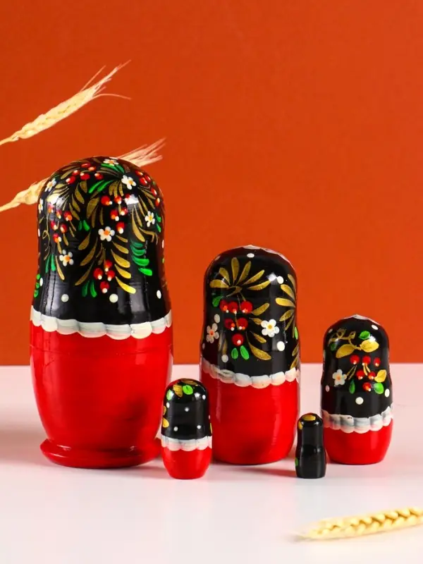 Матрёшка дерево &laquo;Птички&raquo;, 5-кукольная, 15 см