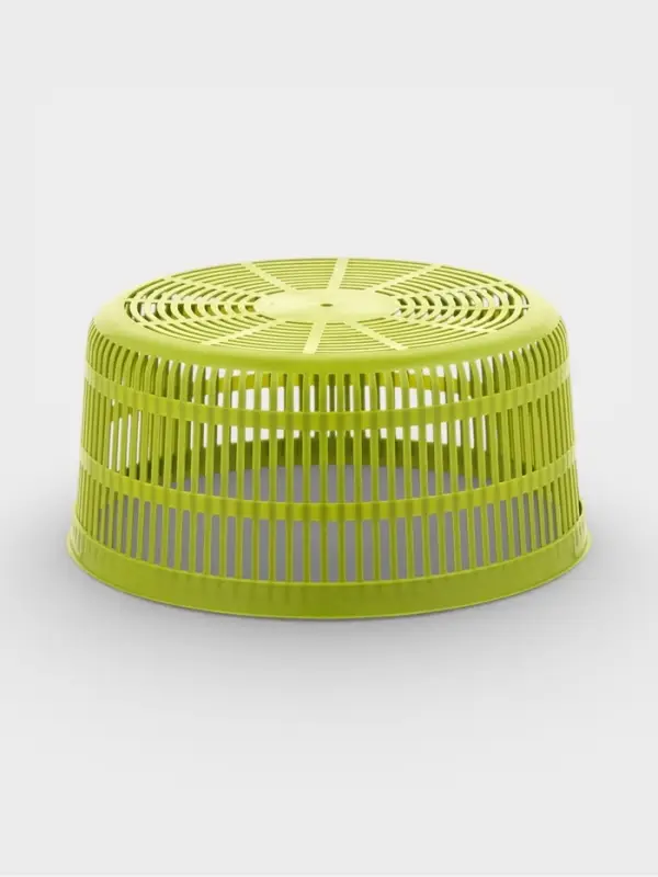 Центрифуга для сушки зелени Доляна Fresh cook, 3.7 л, пластик, белая, зелёная