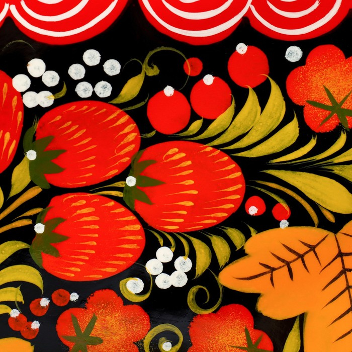 Доска разделочная «Матрёшка», 20×26 см, хохлома