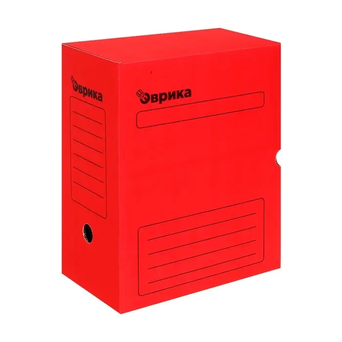 Короб архивный с клапаном А4 Calligrata, 150 мм, микрогофрокартон, до 1400 листов, красный Короб архивный с клапаном А4 Calligrata, 150 мм, микрогофрокартон, до 1400 листов, красный