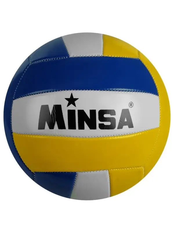 Волейбольный мяч MINSA, машинная сшивка, 18 панелей, р. 5, PVC
