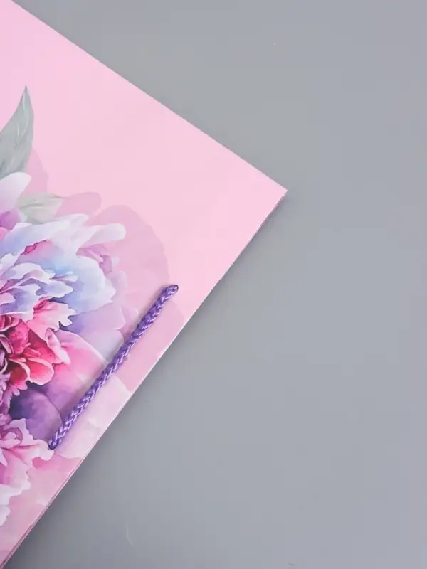 Пакет подарочный ламинированный "С пожеланием счастья" 26 х 12 х 32 см