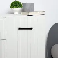 Ручка-скоба CAPPIO PK110, м/о 128 мм, пластик, цвет черный