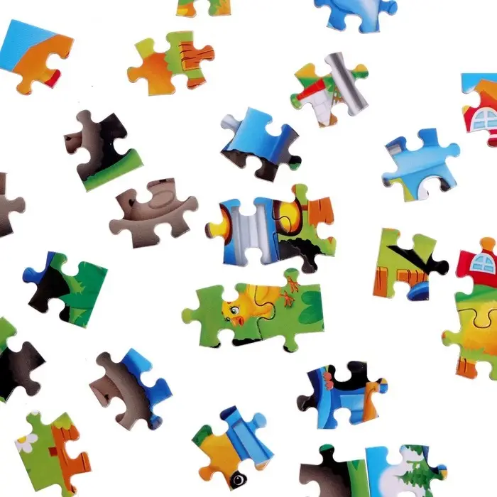 Пазл детский «Весёлый трактор», 54 элемента Пазл детский «Весёлый трактор», 54 элемента