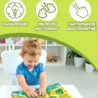 Тактильная книжка &laquo;Первые цвета&raquo;, 12 стр., 6 вставок