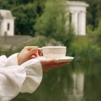 Чайная пара SL Home &laquo;Гато&raquo;, 270 мл, фарфор, белая