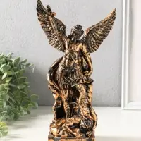 Фигура полистоун &laquo;Архангел Михаил&raquo;, 30&times;17&times;10 см, под золото