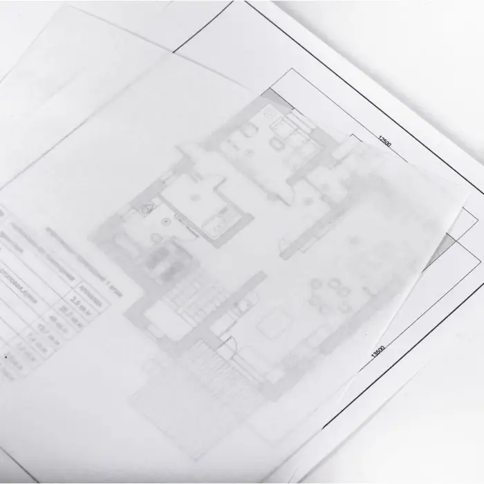 Калька для чертёжных и дизайнерских работ А3, 20 листов в папке Calligrata, 40 г/м&sup2;