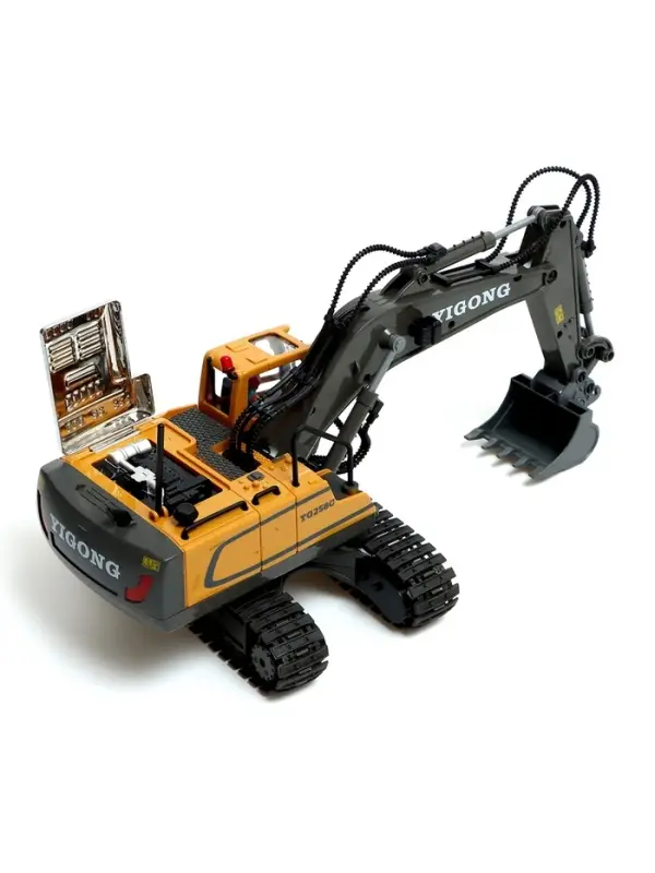 Экскаватор радиоуправляемый &laquo;Стройка&raquo;, металлический ковш, работает от аккумулятора