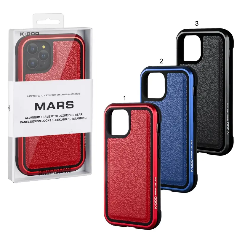 Чехол iPhone 13 Pro Max Mars Leather