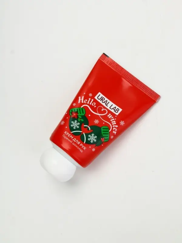 URAL LAB крем для рук Hello, winter, аромат горячего шоколада, 30 мл URAL LAB крем для рук Hello, winter, аромат горячего шоколада, 30 мл